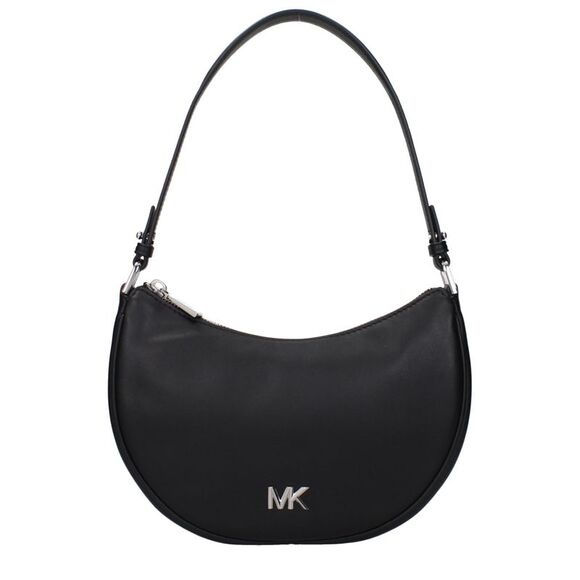 Michael Kors Black Leather Shoulder Women's Bags - Picture 1 of 3